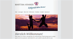 Desktop Screenshot of martina-kramer.com